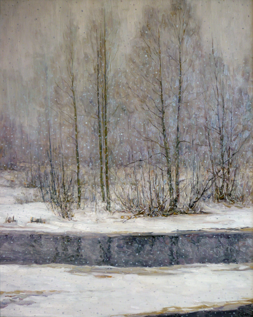Потеплело - картина Б.Н. Петренко